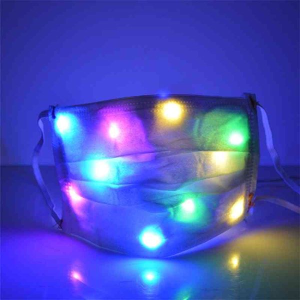 

disposable color  fits all led light-emitting bar party fluorescent tiaodi mask