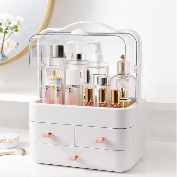 

storage bags bathroom makeup drawer organizer deskbeauty case cosmetic jewelry make up container women lover gift