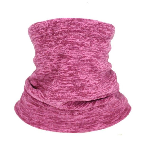 

autumn winter windproof cotton scarf collar o ring neckerchief warm neck high-grade fleece dustproof thickened cycling caps & masks, Black