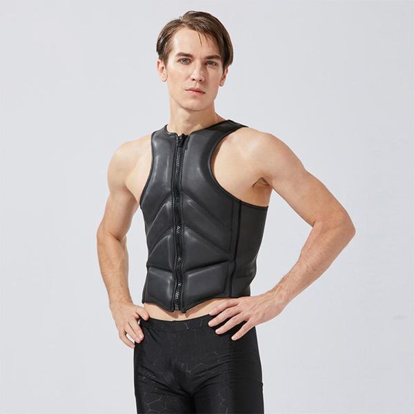 

life vest & buoy adults neoprene smooth skin safety for water ski wakeboard swimming fishing boating kayak jacket