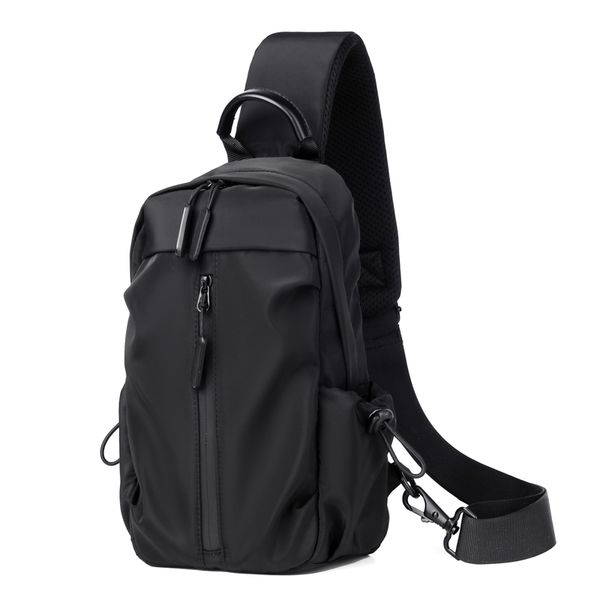 

new men chest bags anti-thief crossbody bag waterproof shoulder sling bags short trip messengers school bag for male travel pack