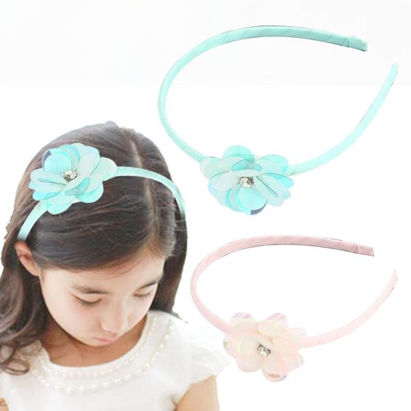 

hair accessories retro flowers print kids hairband bowknot headband cloth crown women girls head hoop for, Slivery;white