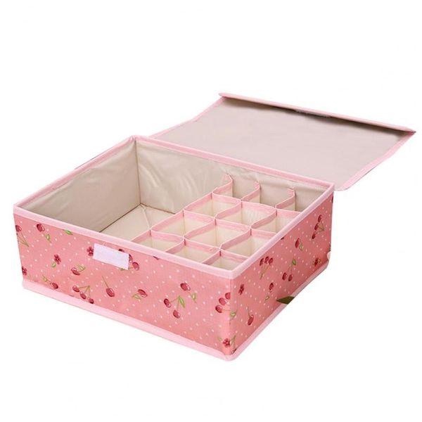 

storage drawers waterproof oxford cloth underwear box home kit drawer closet organizers save space foldable 13 grids