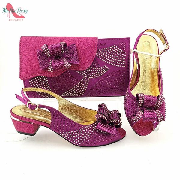 

dress shoes fashionable italian sandals and bag set nigerian with matching bags comfortable heels for royal wedding party in magenta, Black