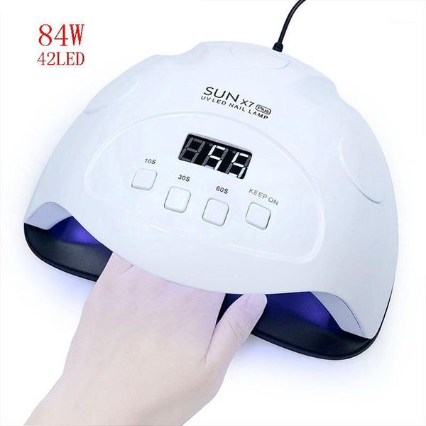 

uv led nail lamp electric dryer 42 leds drying all gel infrared sensor manicure pedicure salon machine1