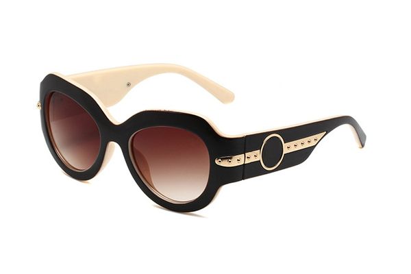 

woman sunglasses 9392 luxury fashion mens sun glasses uv protection men designer eyeglass gradient metal hinge women spectacles with boxs ca, White;black