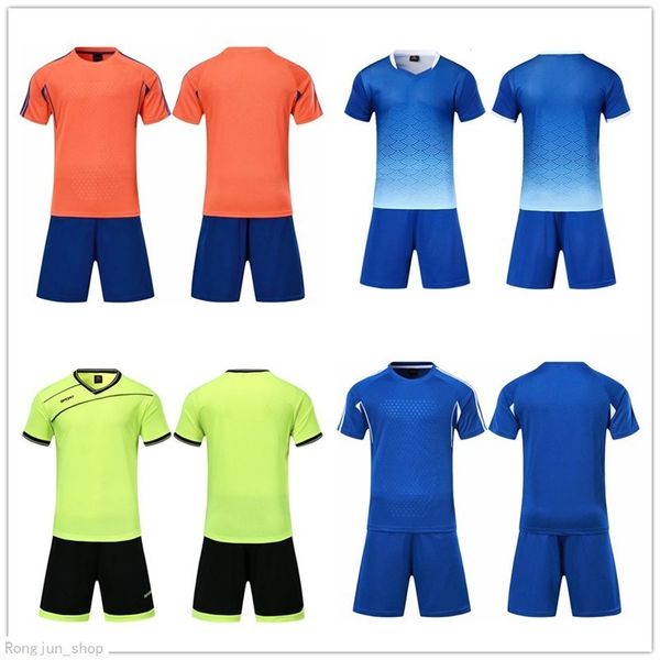 

2021 soccer jersey sets smooth royal blue football sweat absorbing and breathable children's training suit 001 4302, Black