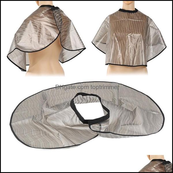 

care & styling tools products cutting collar pvc waterproof colouring barber cloth hairdressing hair dye gown perm baking oil cape tool drop