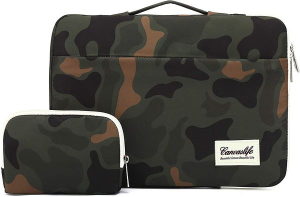 

canvaslife 360&deg protective 13 inch-13.5 inch waterproof lapcase bag sleeve with handle for 13.3&quot macbook air 13&quot macbook pro