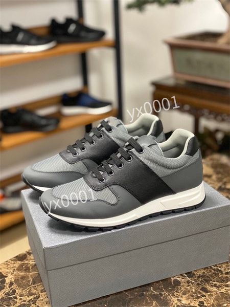

new 2022 men boots casual shoes mesh leather camouflage studded shoe valentinoes combo stars rockrunner metallic lace-up shoes sneakers 39-4, Black
