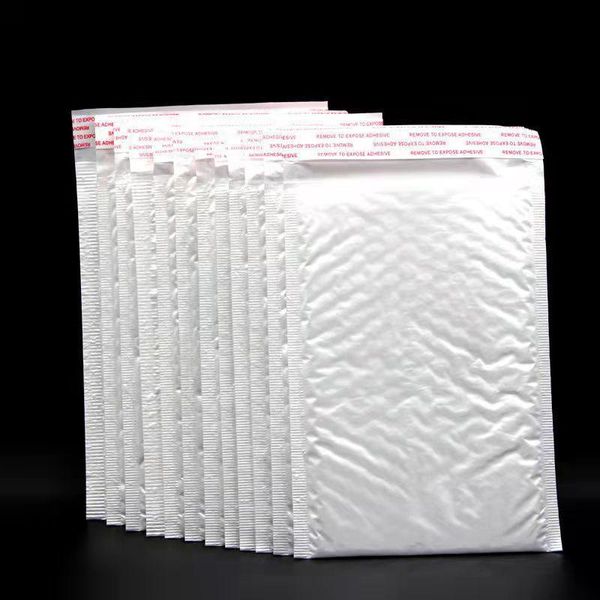 

packing bags pearlescent film bubble bag envelope white express shockproof foam ziplock for a4 size logistics