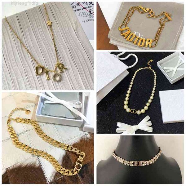 

christian/dio necklace d stars same cd letter pearl, Red;brown