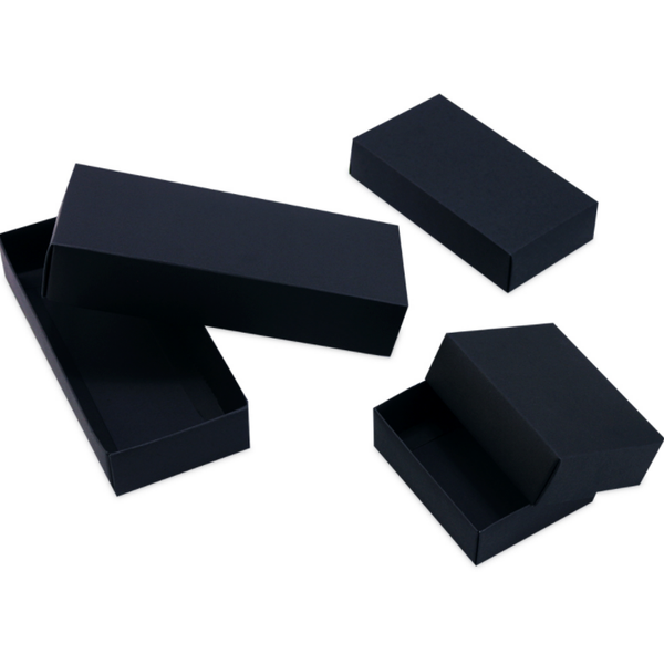 

gift wrap 10pcs/lot blank packing box black clothes storage large size cover tea jewelry custom