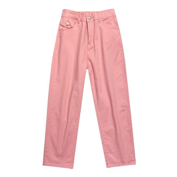 

women's jeans for women 2021 summer pants cotton cute pink vintage loose elastic waist trousers fashion harem female, Blue