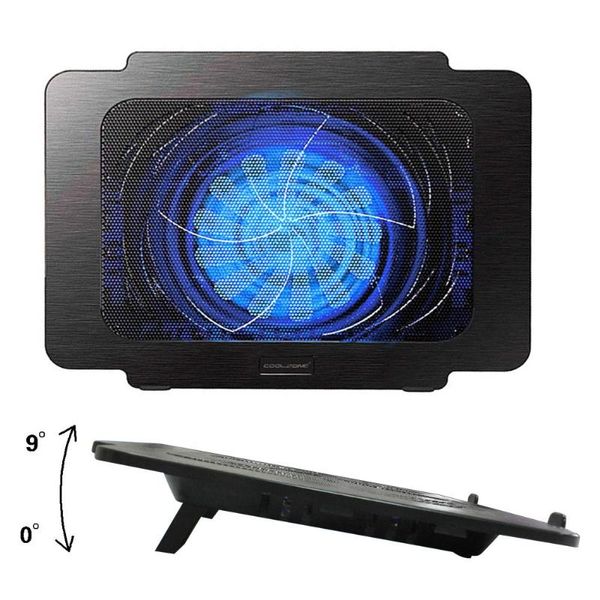 

gaming lapsilent led fan cooler adjustable notebook cooling pad stand holder pads