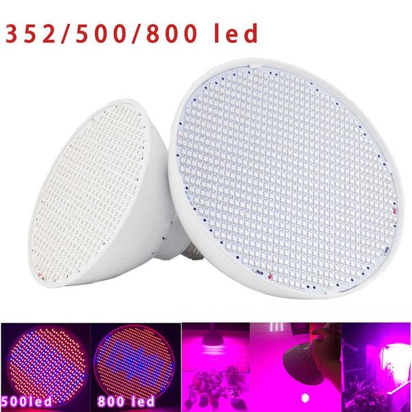 

grow lights 500 800 led light bulbs plants growth e27 lamps for hydroponic tent vegetable greenhouse flower indoor box bloom