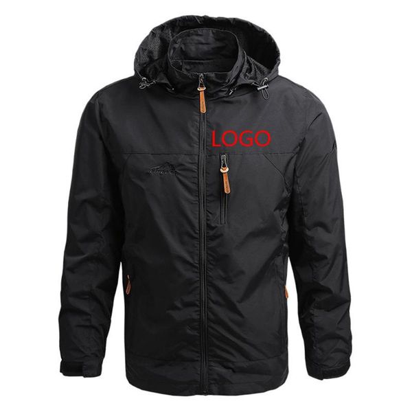

men's jackets 2021 autumn logo customize zipper cardigan hoodie coat men style custom print male classic warm harajuku sweatshirts, Black;brown