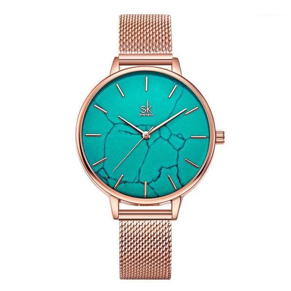 

anke store 2021 fashion ladies milan quartz watch with belt designer dress womens watches reloj de mujer wristwatches, Slivery;brown