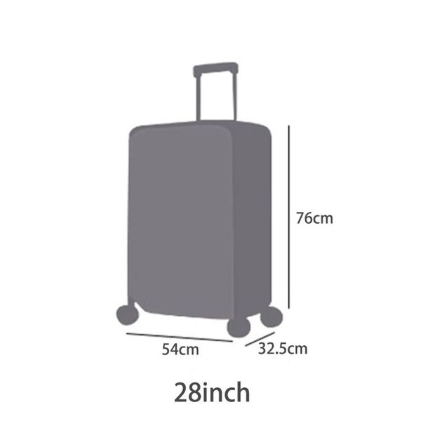 

toiletry kits 20/22/24/26/28 transparent luggage cover waterproof suitcase travel pvc thickening dustproof protective