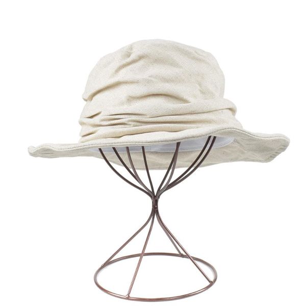

stingy brim hats summer sun hat korean pleated pure color cotton protection sunhat men women casual foldable sunscreen female cap h7353, Blue;gray