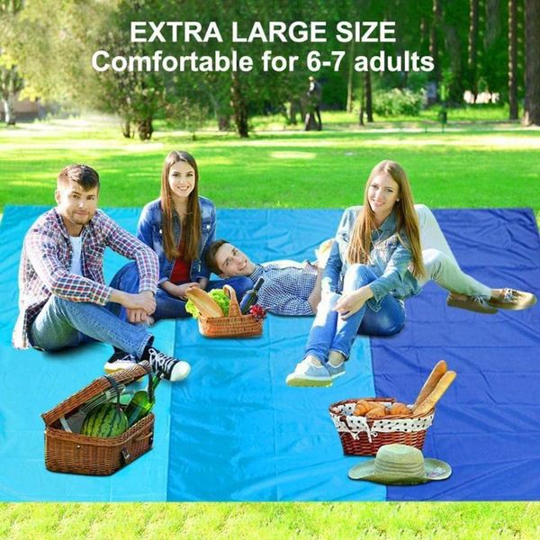 

outdoor pads 2021 oversized picnic beach sand portable decor home travel blanket rugs towel camping t2f9