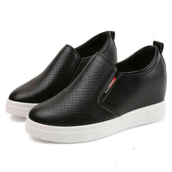 

inner heightening lefu sho single shoe one foot women's 2021 autumn high heels thick soled casual spring