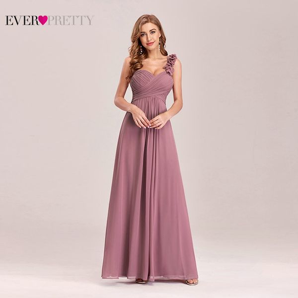 

plus size bridesmaid dresses ever pretty ep09768 floral one shoulder sweetheart a-line ruffles chiffon wedding party gowns 2021, Black;gray