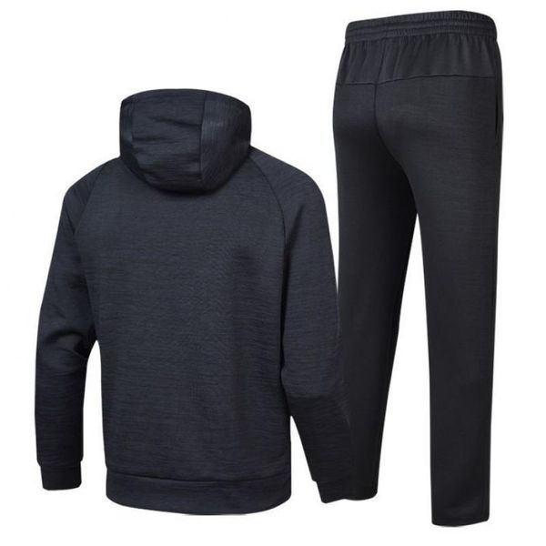 

tracksuits plus size tracksuit men jacket sport kit zipper hoodies+loose pants sweatpants gym sports clothes men's sportswear running s, Gray