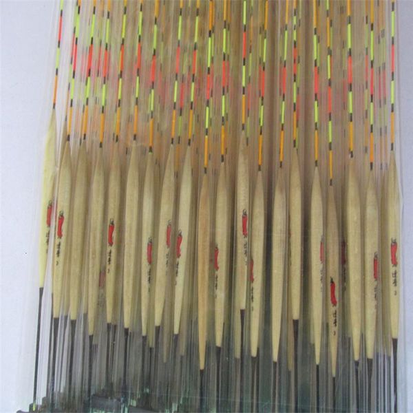

fishing accessories 5pcs/lot floats wood balsa flotteur peche shallow water ice floating bobbers wooden float tackle