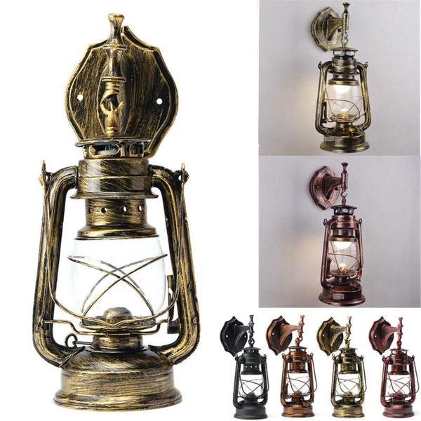 

wall lamps e27 retro classic kerosene lamp light sconce holder portable lights adornment bar club coffee shop restaurant home decor