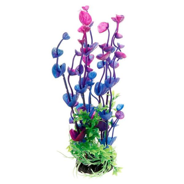 

decorations purple artificial water plant grass decor ornament for fish tank aquarium g32c