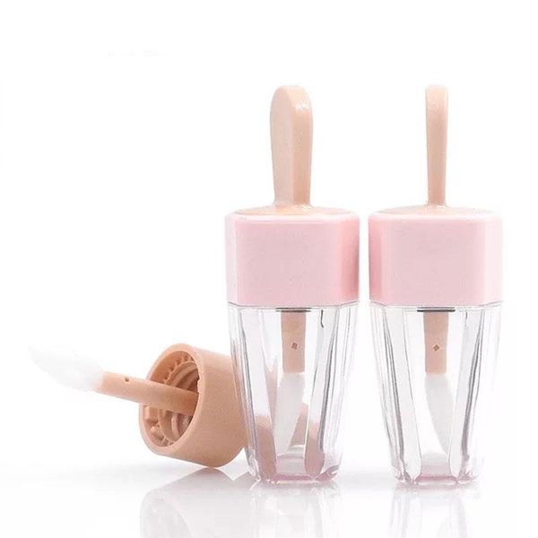 

frozen sucker design lip gloss tube makeup oil container brilliant cosmetics packaging polish refill bottle packing bottles