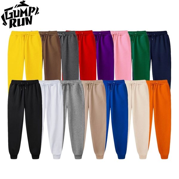 

running jogging pants men cotton soft bodybuilding joggers sweatpants long trousers sport training clothing 210715, Black