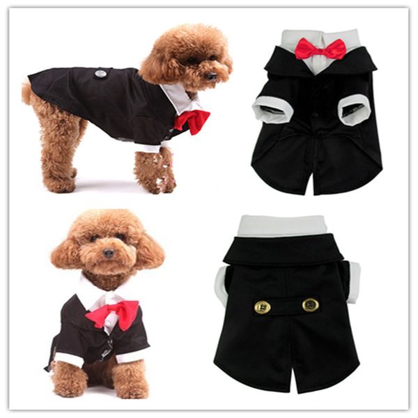 

pet suit spring black gentleman wedding suit pet drs small dog dog drs party