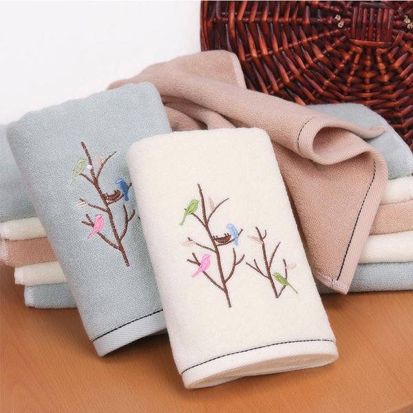

towel [1 pcs] style bathtowel men and women pure color super absorbent soft cotton honeycomb satin file nordic supermarket