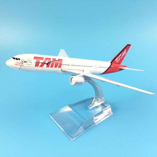 

jason tutu 16cm chile tam plane model airplane model boeing 777 brazil aircraft model diecast metal airplanes 1400 plane toy