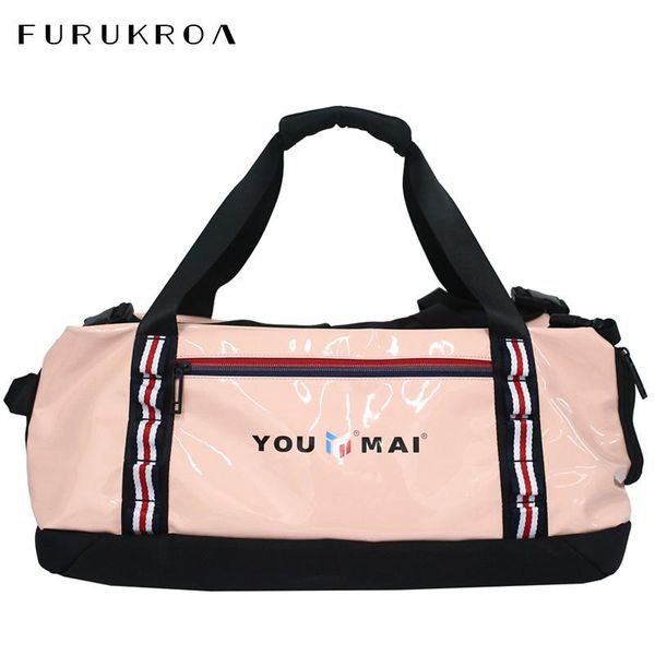 

outdoor bags men women travel hand luggage multifunction portable shoes pocket handbag large capacity backpack weekend yoga gym bag x805b