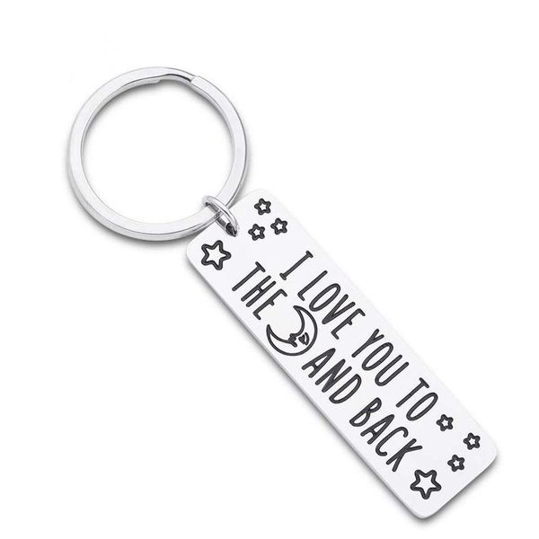

i love you keychain gifts for him her girlfriend boyfriend wife husband couple men women key ring from wife daughter sondio chan contact, Slivery;golden