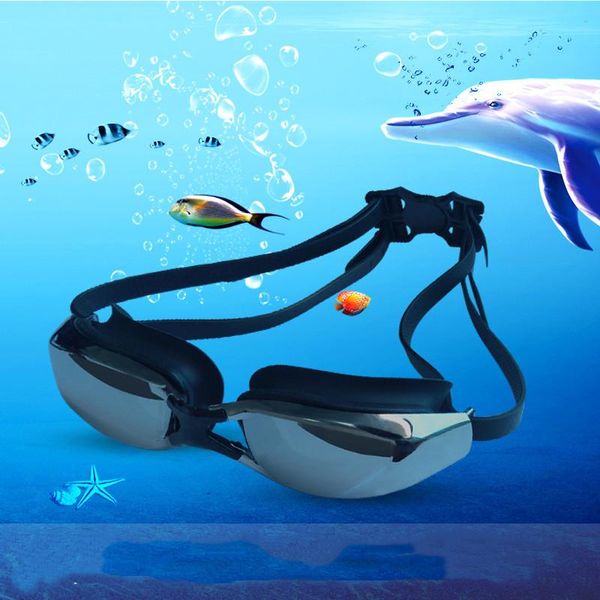 

anti-fog waterproof glasses professional silicone electroplating outdoor swimming goggles useful professional goggles hd waterproof go