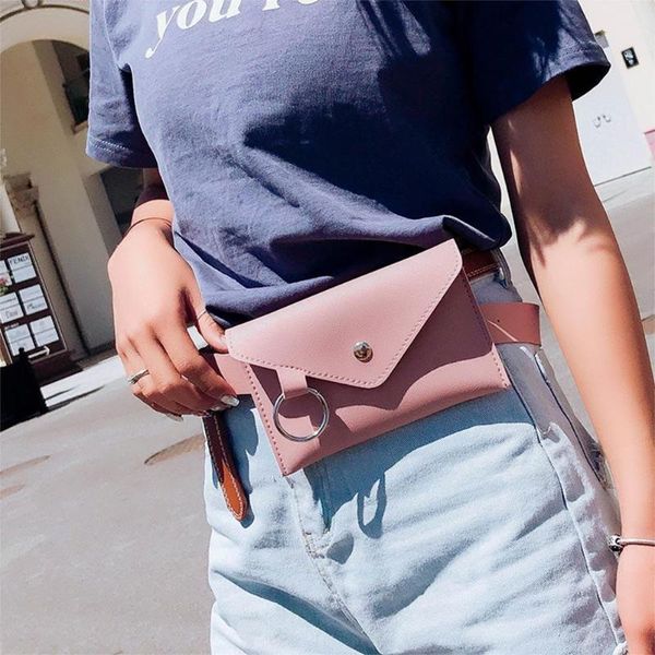 

selling brand design women envelope bags fashion waist pack femal belt bag phone pouch for ladies #15