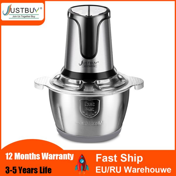 

factory price 500w 2l capacity 2 speed electric chopper meat grinder mincer food baby processor slicerl