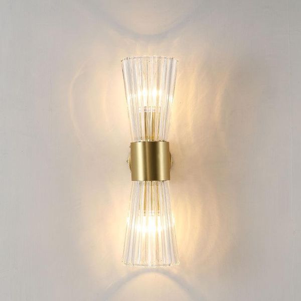 

wall lamp post-modern crystal light luxury american bedroom bedside lights living room el corridor staircase decor