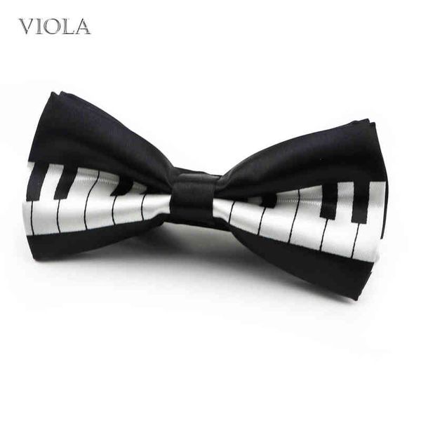 

piano printed butterfly polyester smooth bowtie women men music party performance tuxedo bow tie cravat shirt accessory gift y1229, Blue;purple