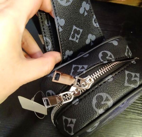 

factory outlet leathers shoulder bags printed fabric men handbags simple atmospheric leather handbag multifunctional outdoor leisure cycling