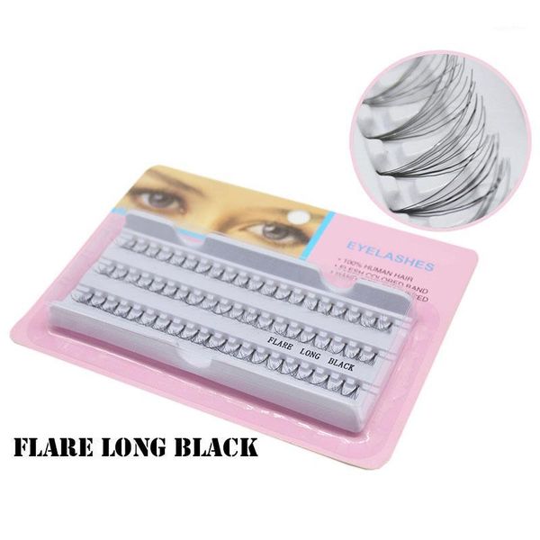 

kimcci 60pcs/lot individual faux cluster eyelash extension black 6d natural long fake false grafting eyelashes makeup cilia tool1