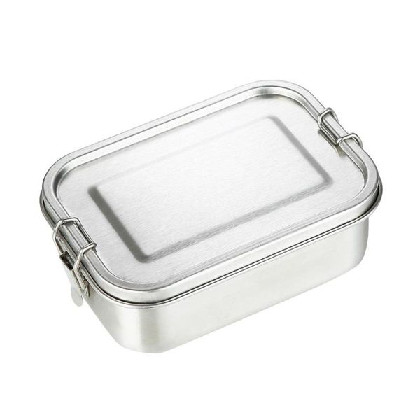 

bowls 800ml portable lunch box single layer stainless steel dinnerware storage container foodbox office contain