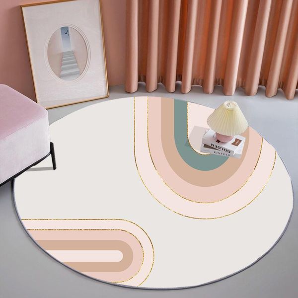 

carpets geometric round carpet living room decoration coffee table area floor mat anti-slip home rugs