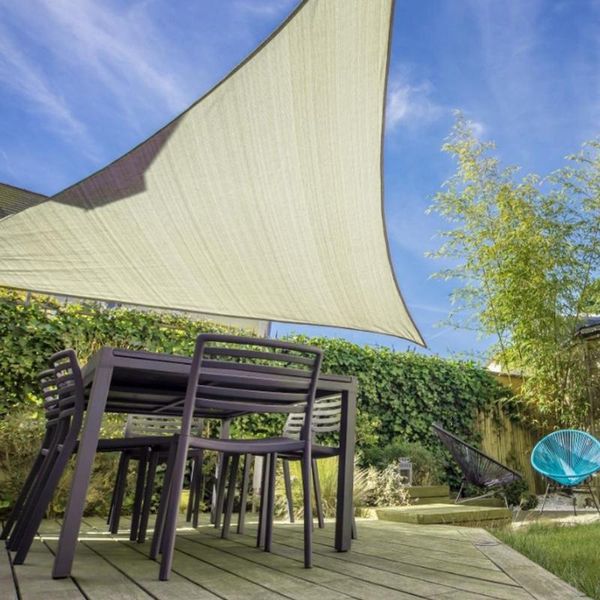 

shade 2021 waterproof oxford cloth square rectangle sail garden terrace canopy pool sun camping hiking yard awning