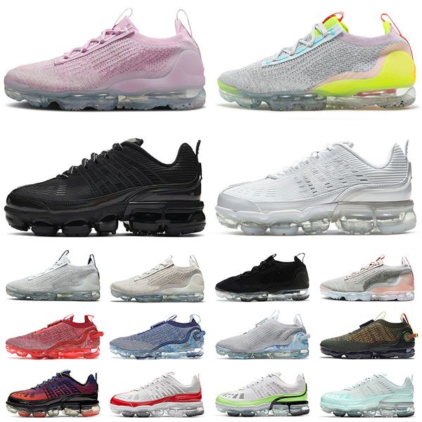 

vapourmaxÂ 2020-fly knit mens womens running shoes 360 sports sneakers big size us 13 air vapor max stone blue off team red airmax triple whi
