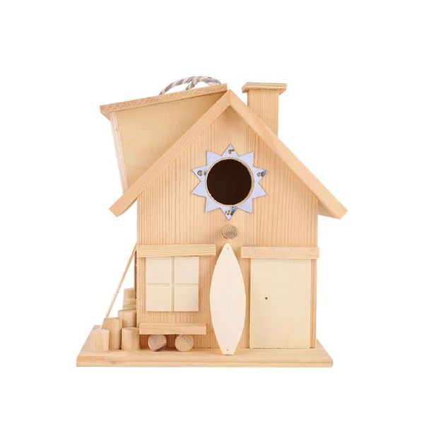 

bird cages birdhouse for outdoors hanging wooden country style house